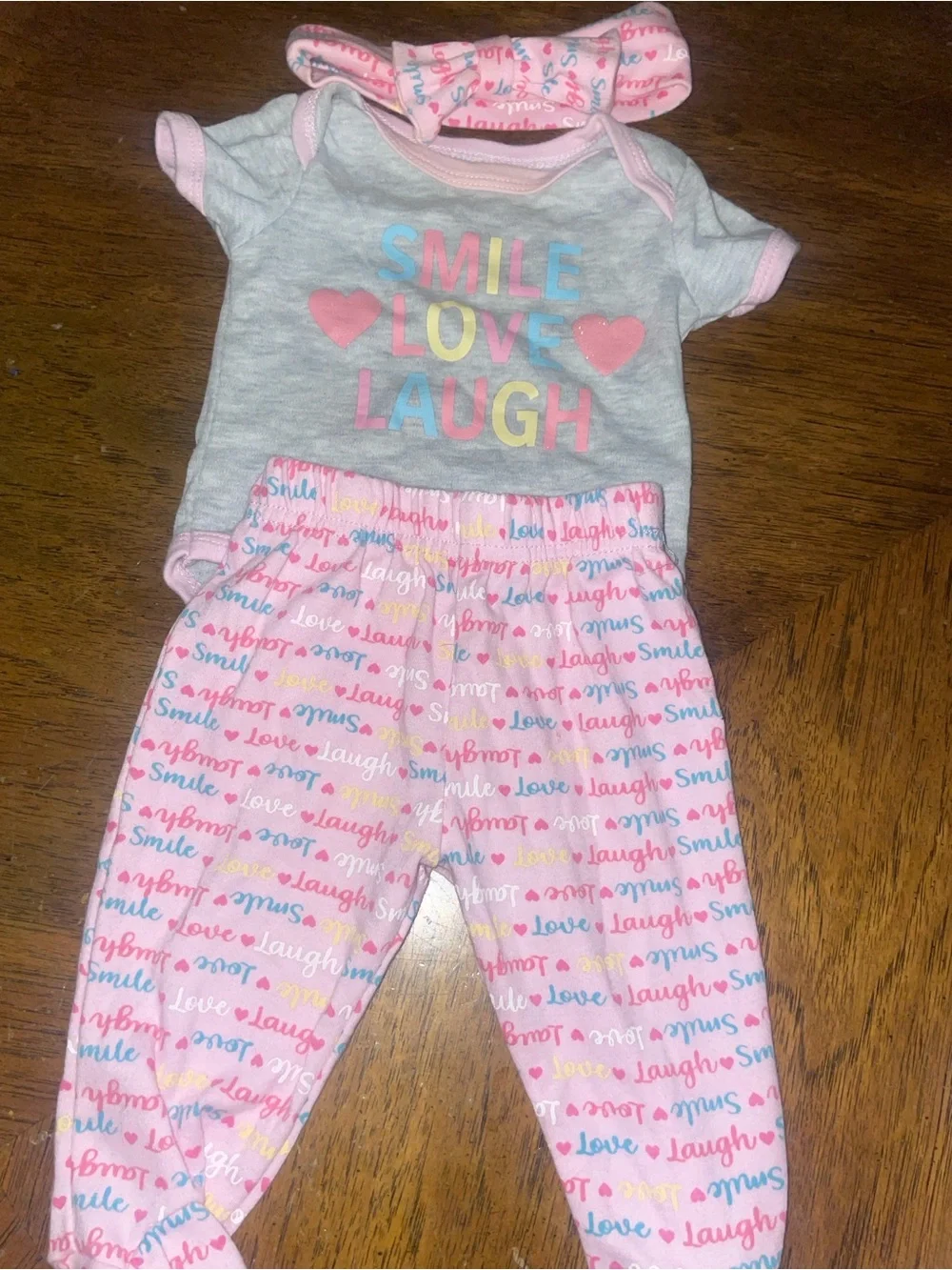 Baby outfit with matching headband